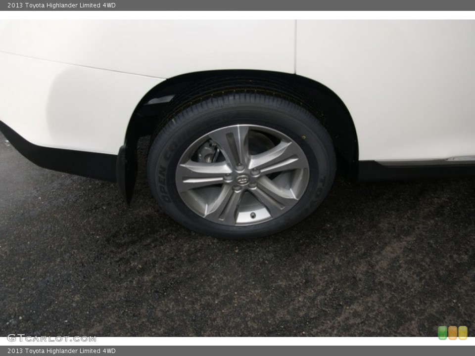 2013 Toyota Highlander Limited 4WD Wheel and Tire Photo #77155730