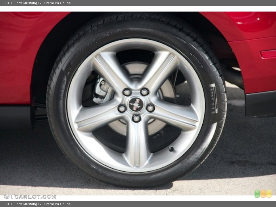 2010 Ford Mustang GT Premium Coupe Wheel and Tire Photo #77157463