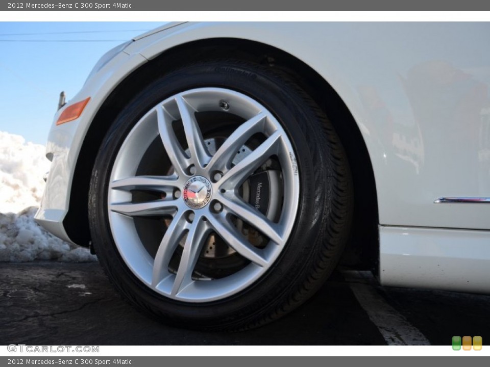 2012 Mercedes-Benz C 300 Sport 4Matic Wheel and Tire Photo #77160206
