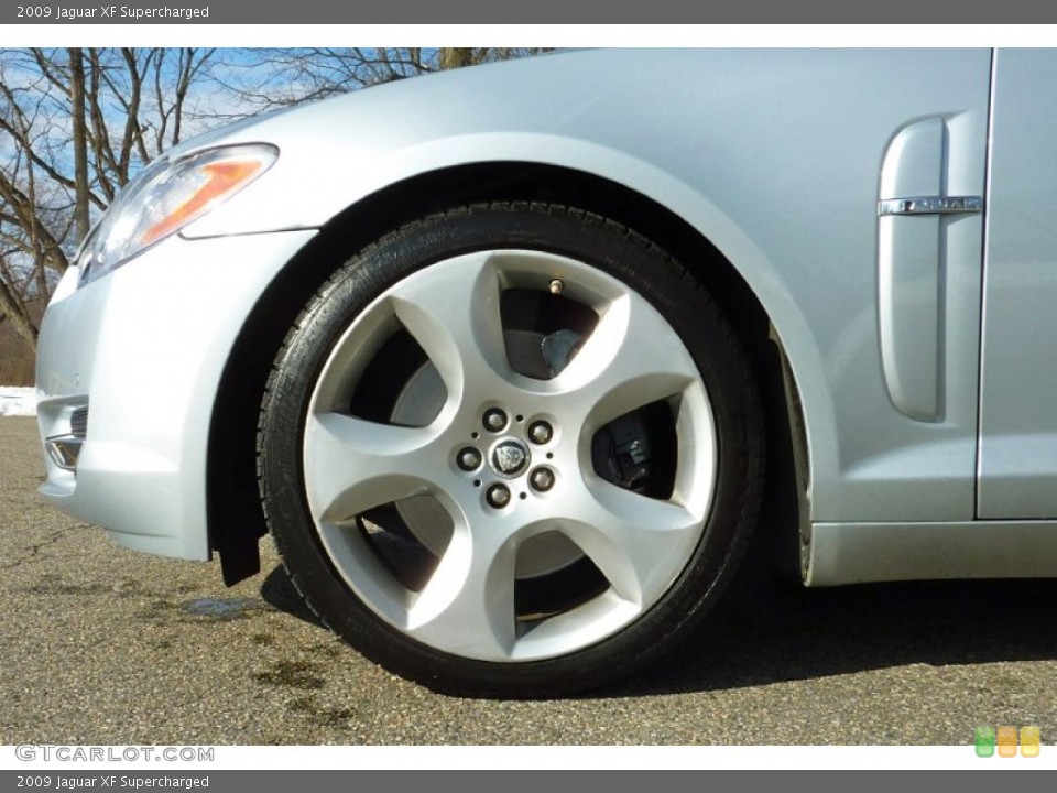 2009 Jaguar XF Supercharged Wheel and Tire Photo #77160329