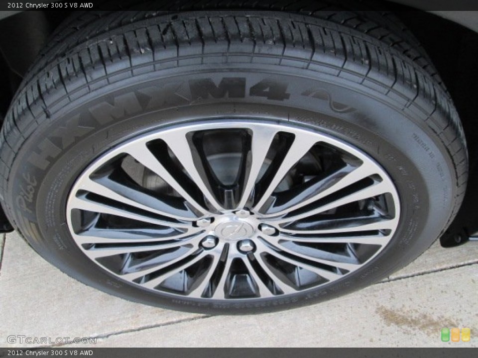 2012 Chrysler 300 S V8 AWD Wheel and Tire Photo #77161037