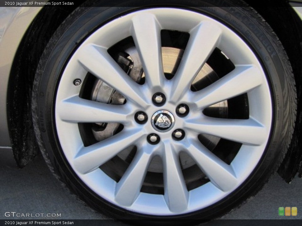 2010 Jaguar XF Premium Sport Sedan Wheel and Tire Photo #77168683