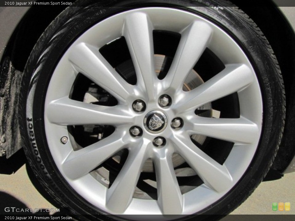 2010 Jaguar XF Premium Sport Sedan Wheel and Tire Photo #77168738