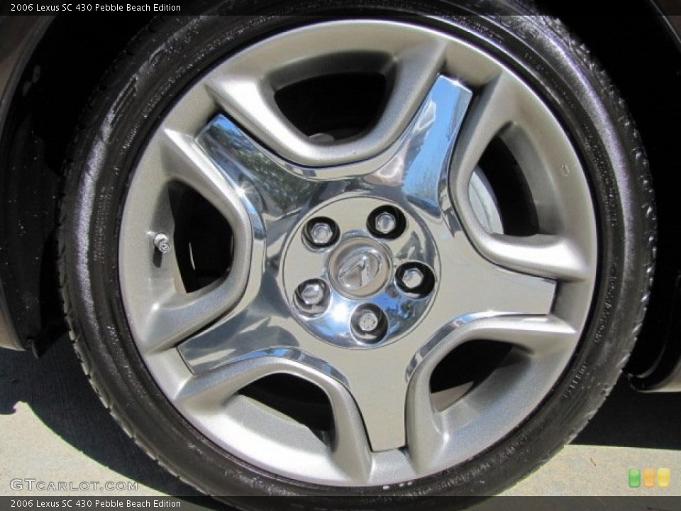 2006 Lexus SC 430 Pebble Beach Edition Wheel and Tire Photo #77170163