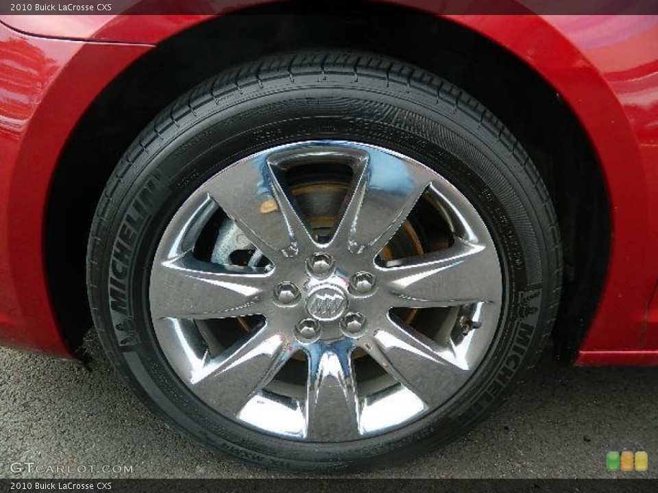2010 Buick LaCrosse CXS Wheel and Tire Photo #77170181