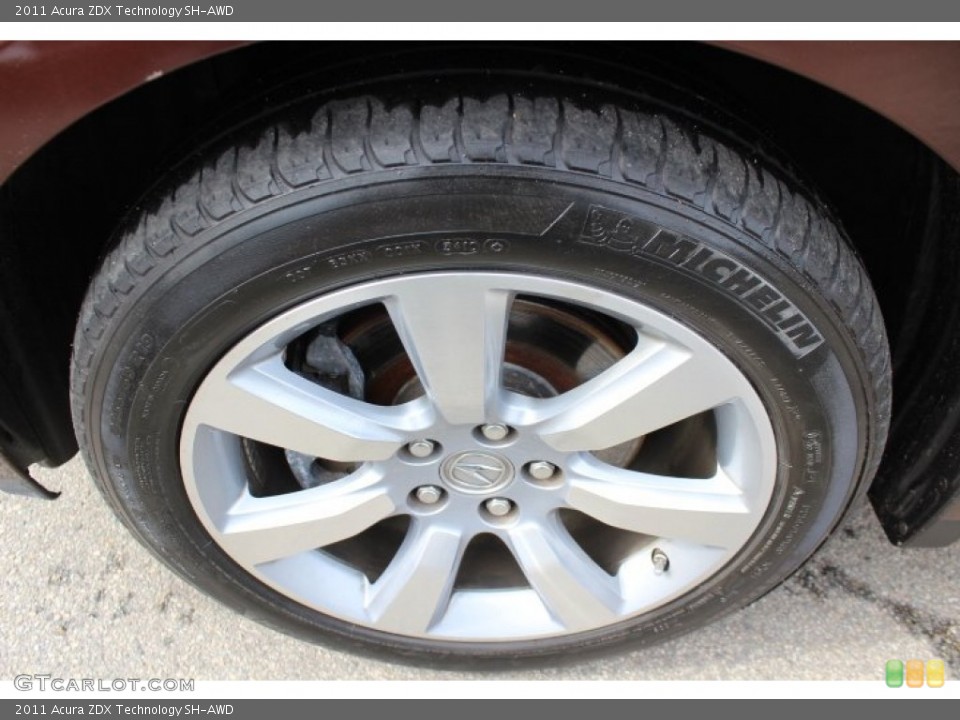 2011 Acura ZDX Technology SH-AWD Wheel and Tire Photo #77175168