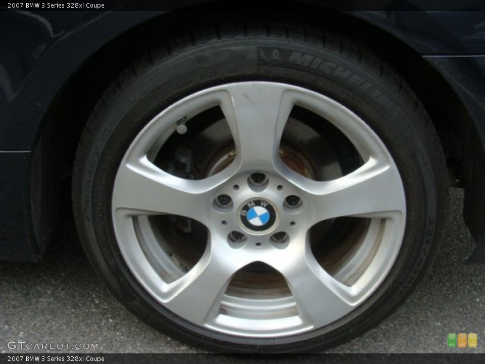 2007 BMW 3 Series 328xi Coupe Wheel and Tire Photo #77180768