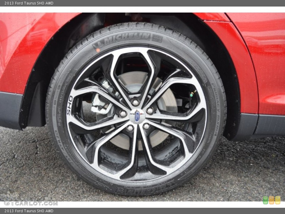 2013 Ford Taurus SHO AWD Wheel and Tire Photo #77182211