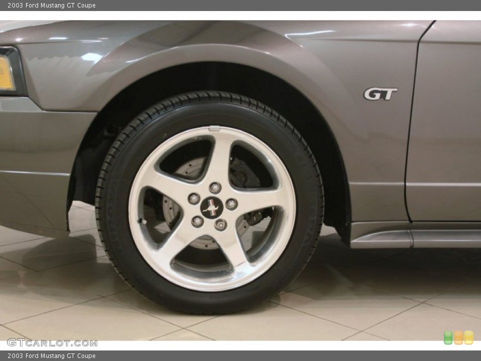 2003 Ford Mustang GT Coupe Wheel and Tire Photo #77185832