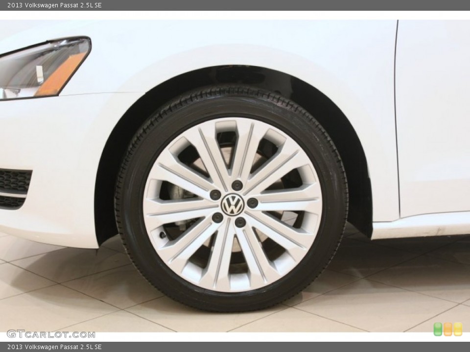 2013 Volkswagen Passat 2.5L SE Wheel and Tire Photo #77189538