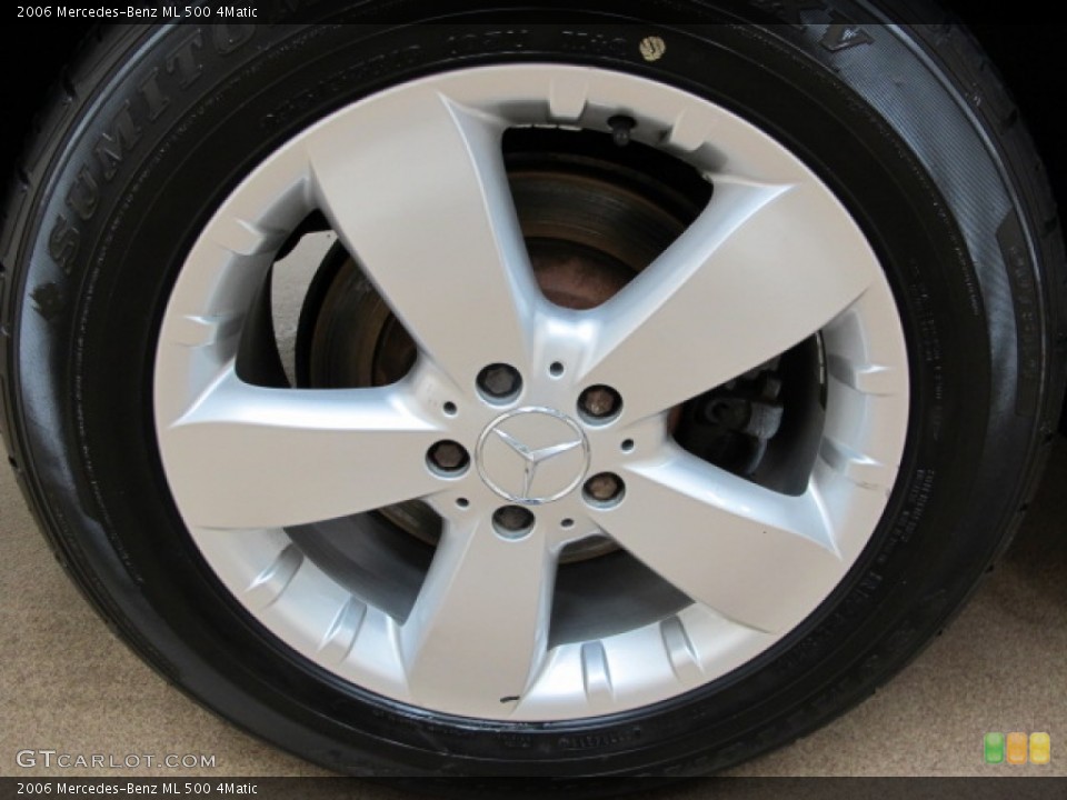 2006 Mercedes-Benz ML 500 4Matic Wheel and Tire Photo #77190362