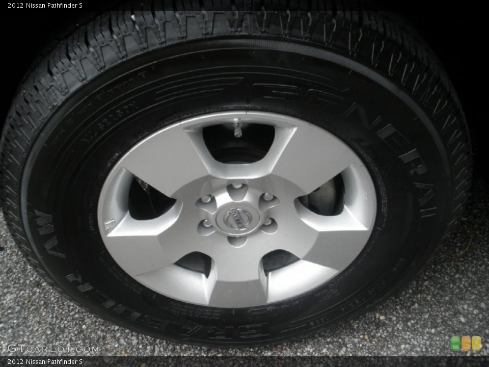 2012 Nissan Pathfinder S Wheel and Tire Photo #77199272