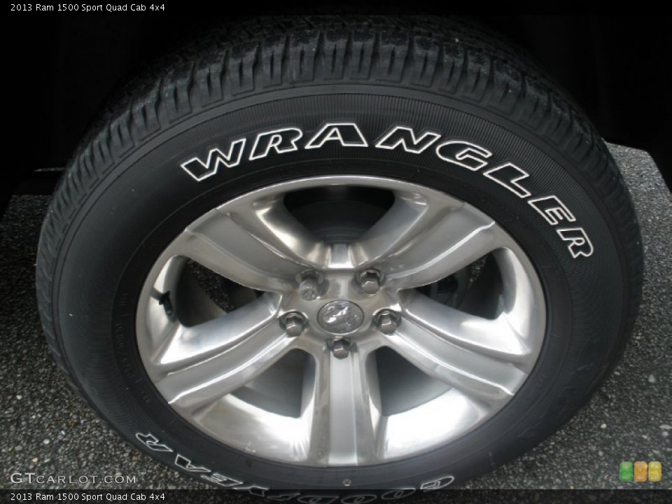 2013 Ram 1500 Sport Quad Cab 4x4 Wheel and Tire Photo #77200052