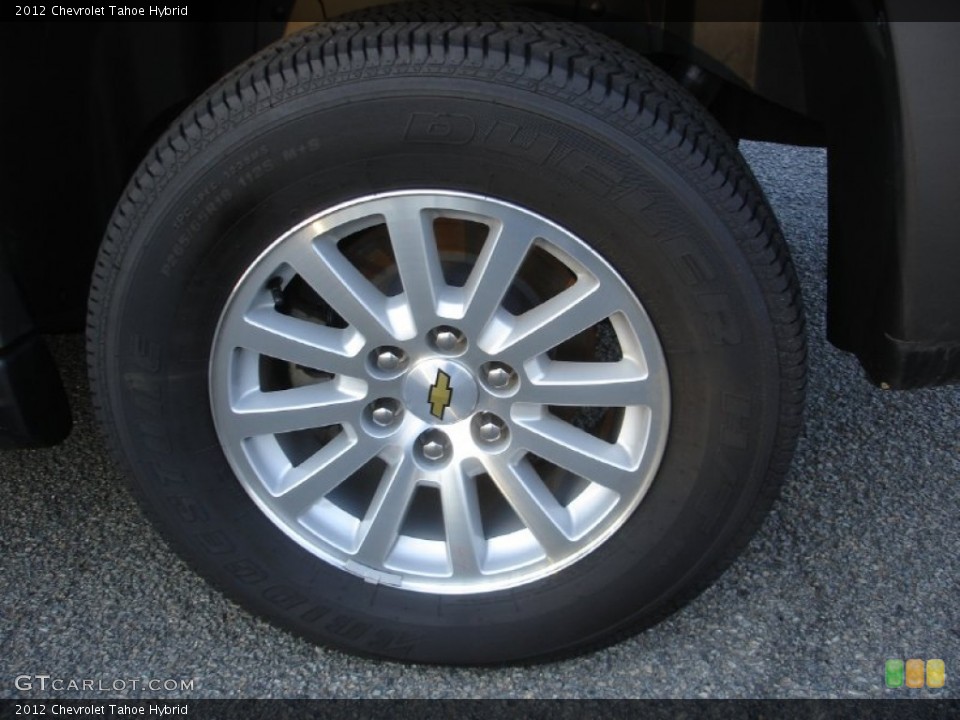 2012 Chevrolet Tahoe Hybrid Wheel and Tire Photo #77204231