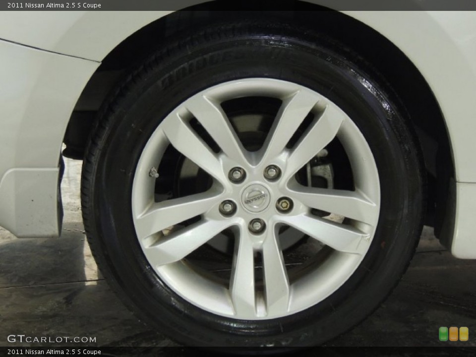 2011 Nissan Altima 2.5 S Coupe Wheel and Tire Photo #77215036