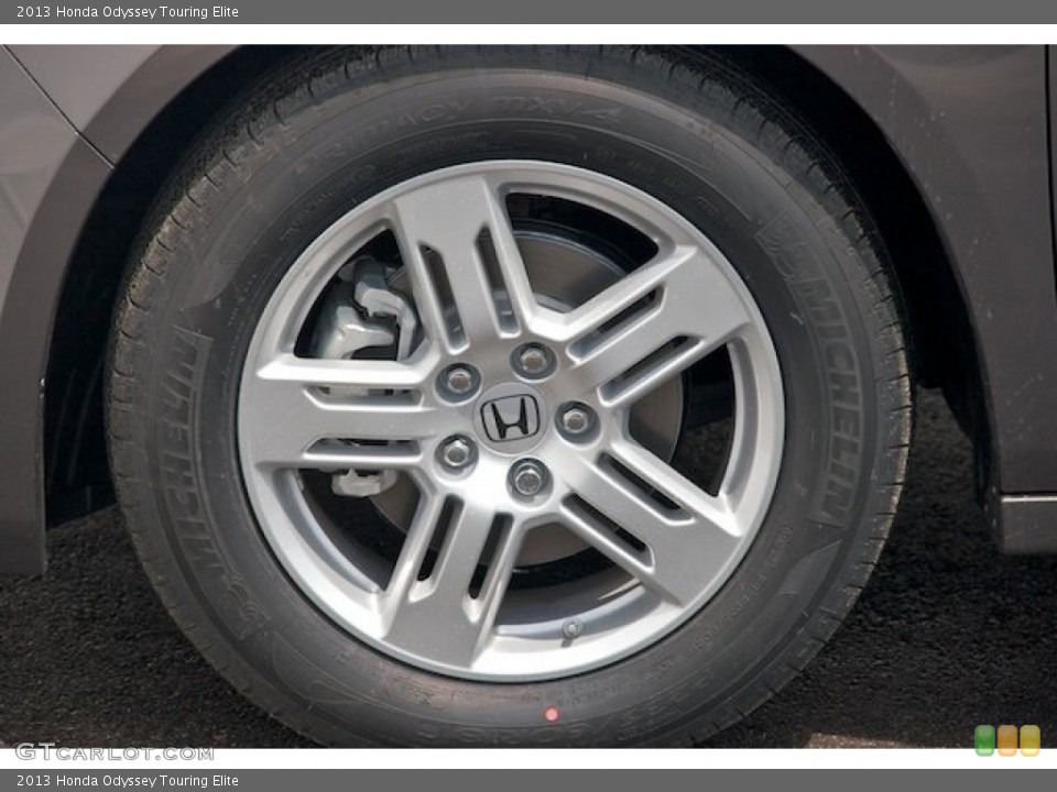 2013 Honda Odyssey Touring Elite Wheel and Tire Photo #77215121