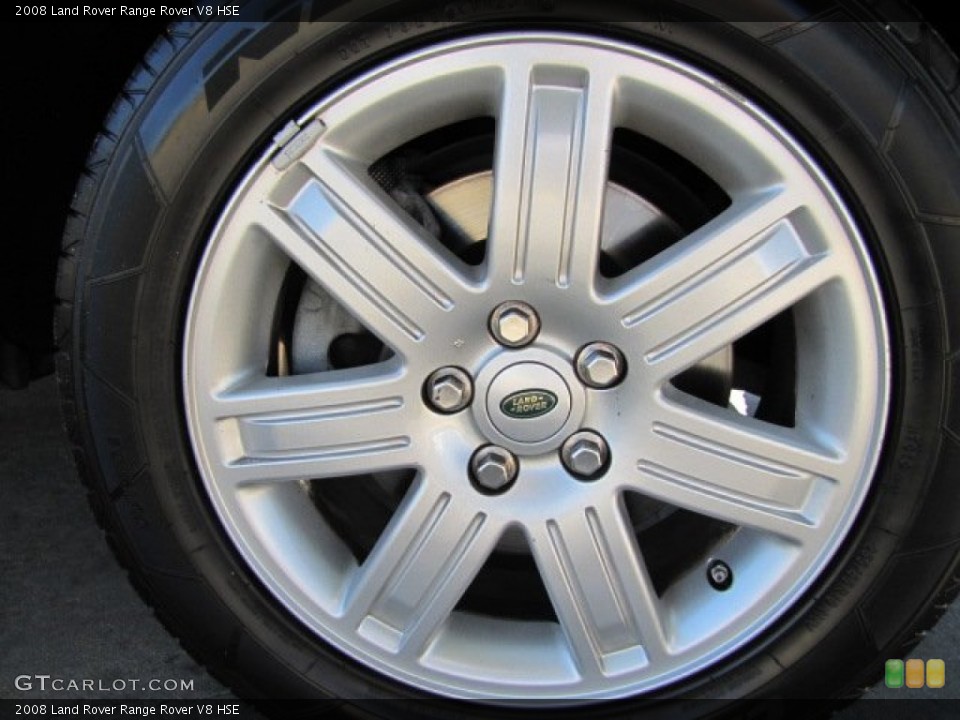 2008 Land Rover Range Rover V8 HSE Wheel and Tire Photo #77217474
