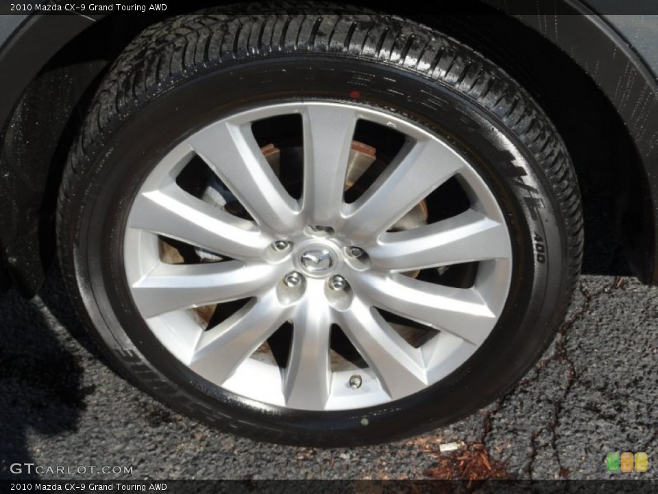 2010 Mazda CX-9 Grand Touring AWD Wheel and Tire Photo #77221142