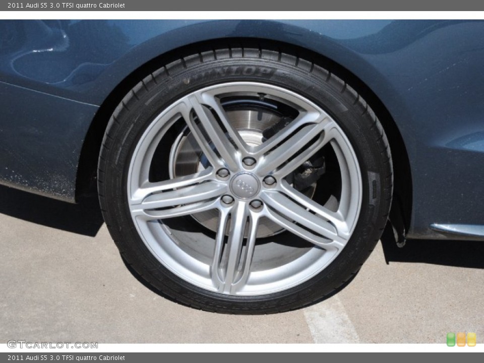 2011 Audi S5 3.0 TFSI quattro Cabriolet Wheel and Tire Photo #77226303