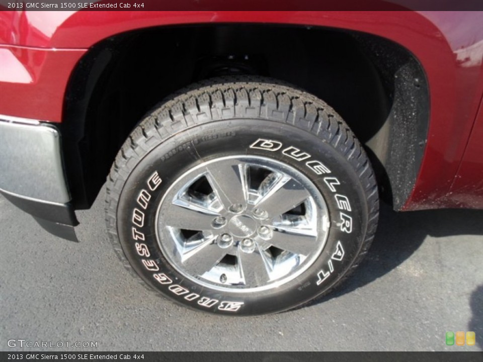 2013 GMC Sierra 1500 SLE Extended Cab 4x4 Wheel and Tire Photo #77228468