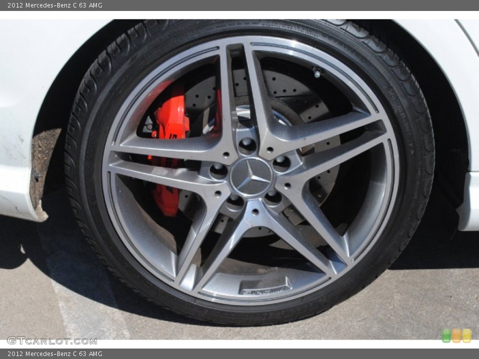 2012 Mercedes-Benz C 63 AMG Wheel and Tire Photo #77229965