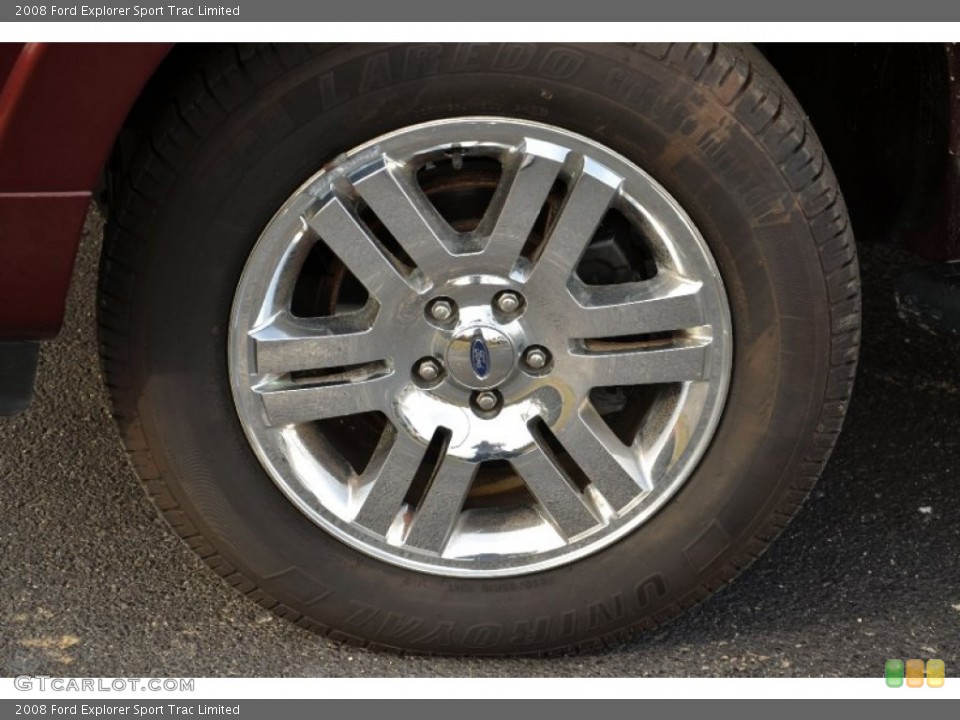 2008 Ford Explorer Sport Trac Limited Wheel and Tire Photo #77231947