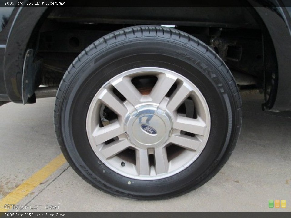 2006 Ford F150 Lariat SuperCrew Wheel and Tire Photo #77232899