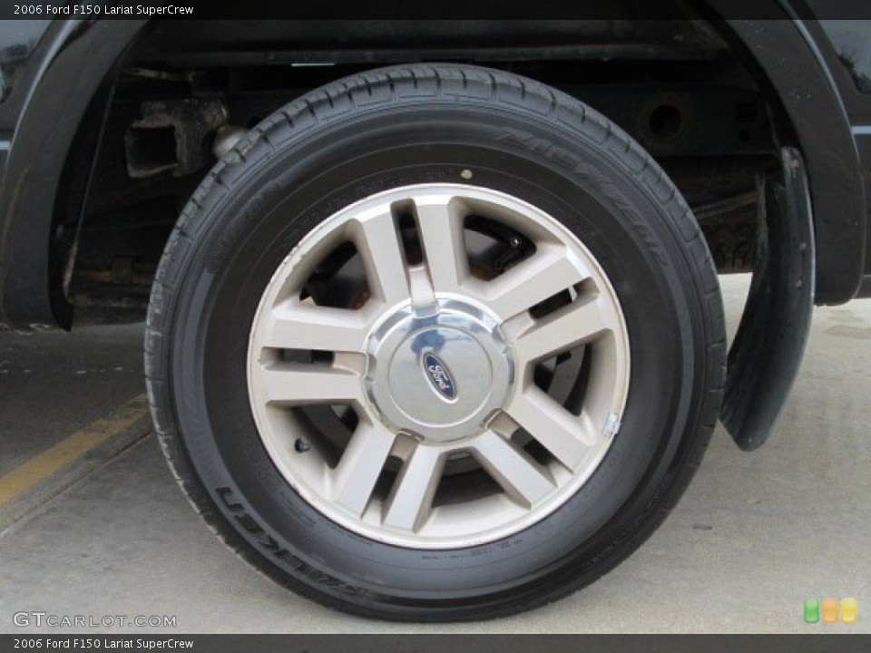 2006 Ford F150 Lariat SuperCrew Wheel and Tire Photo #77233047