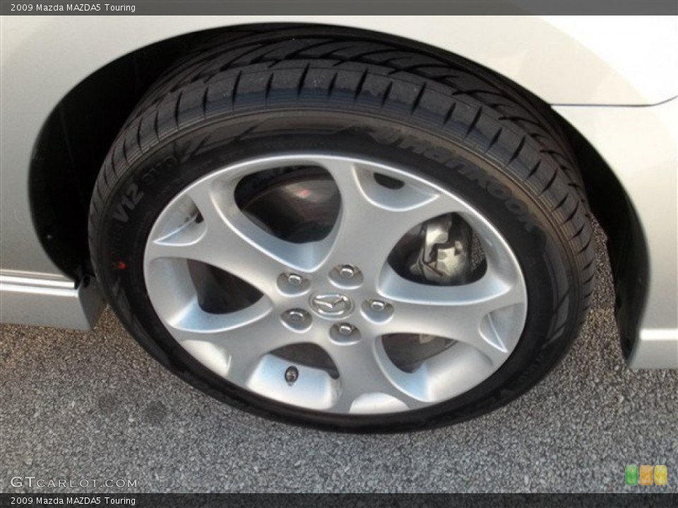 2009 Mazda MAZDA5 Touring Wheel and Tire Photo #77234939