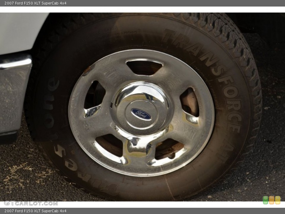 2007 Ford F150 XLT SuperCab 4x4 Wheel and Tire Photo #77235000