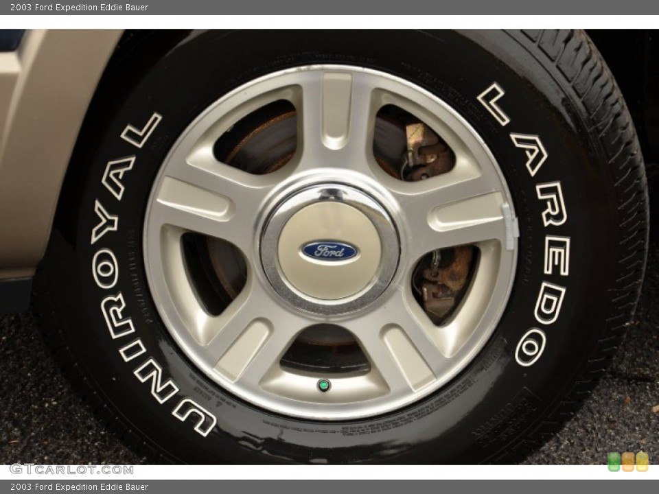 2003 Ford Expedition Eddie Bauer Wheel and Tire Photo #77235572