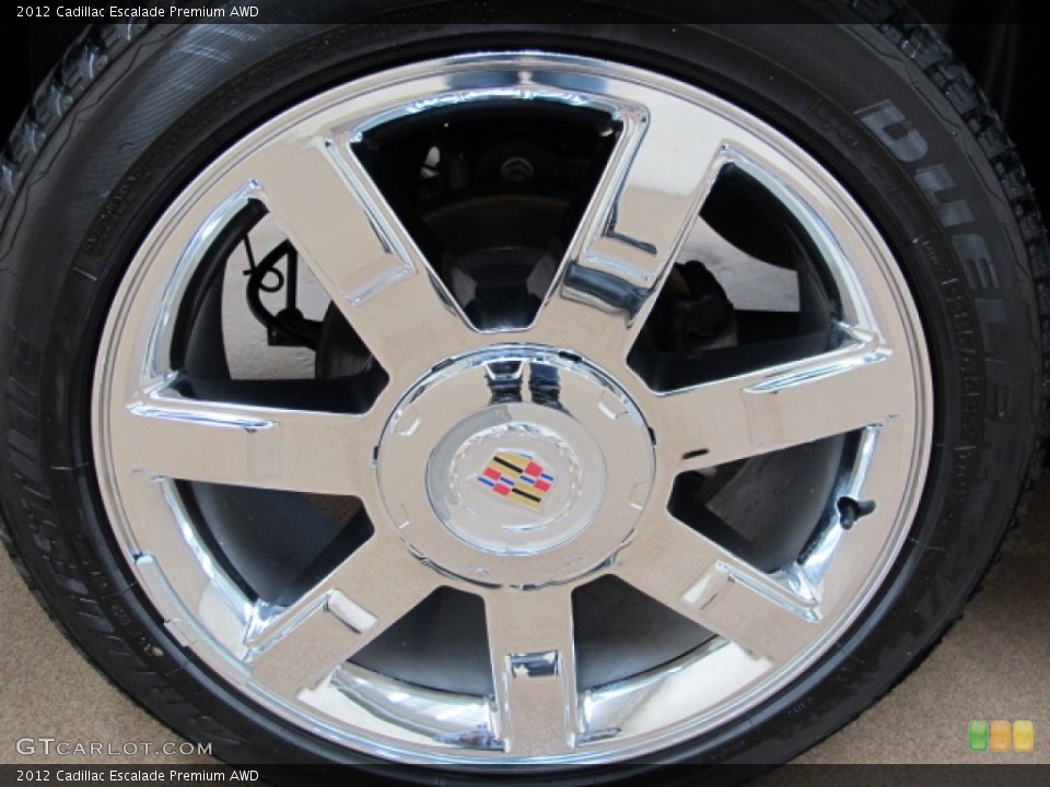 2012 Cadillac Escalade Premium AWD Wheel and Tire Photo #77235800