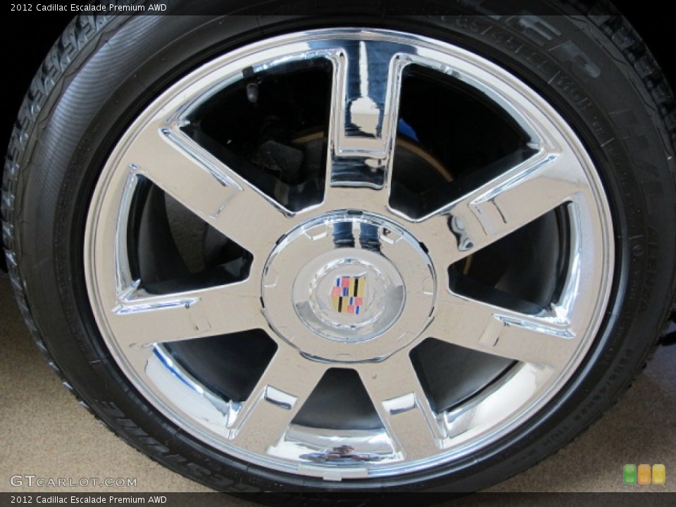 2012 Cadillac Escalade Premium AWD Wheel and Tire Photo #77235824