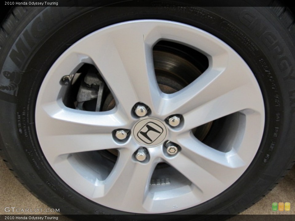 2010 Honda Odyssey Touring Wheel and Tire Photo #77236823