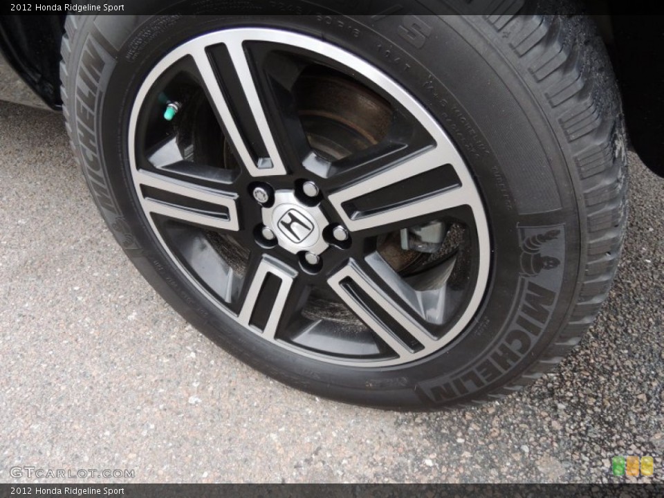 2012 Honda Ridgeline Sport Wheel and Tire Photo #77237092