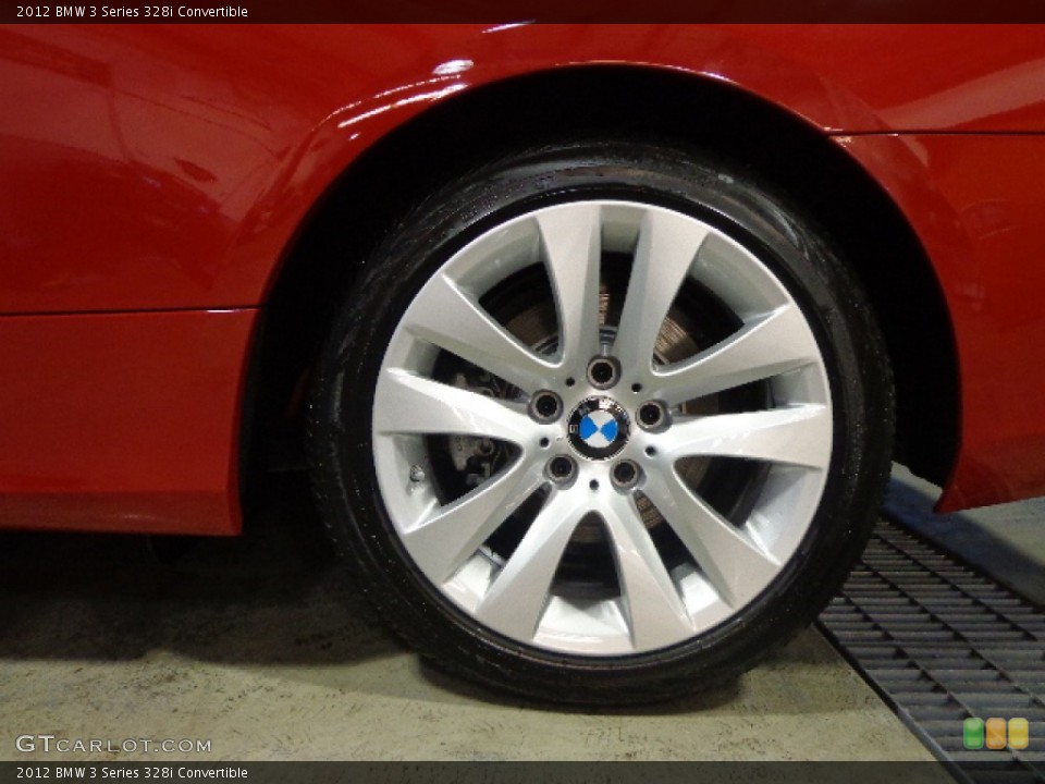 2012 BMW 3 Series 328i Convertible Wheel and Tire Photo #77240806