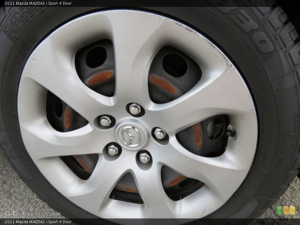 2011 Mazda MAZDA3 i Sport 4 Door Wheel and Tire Photo #77240831