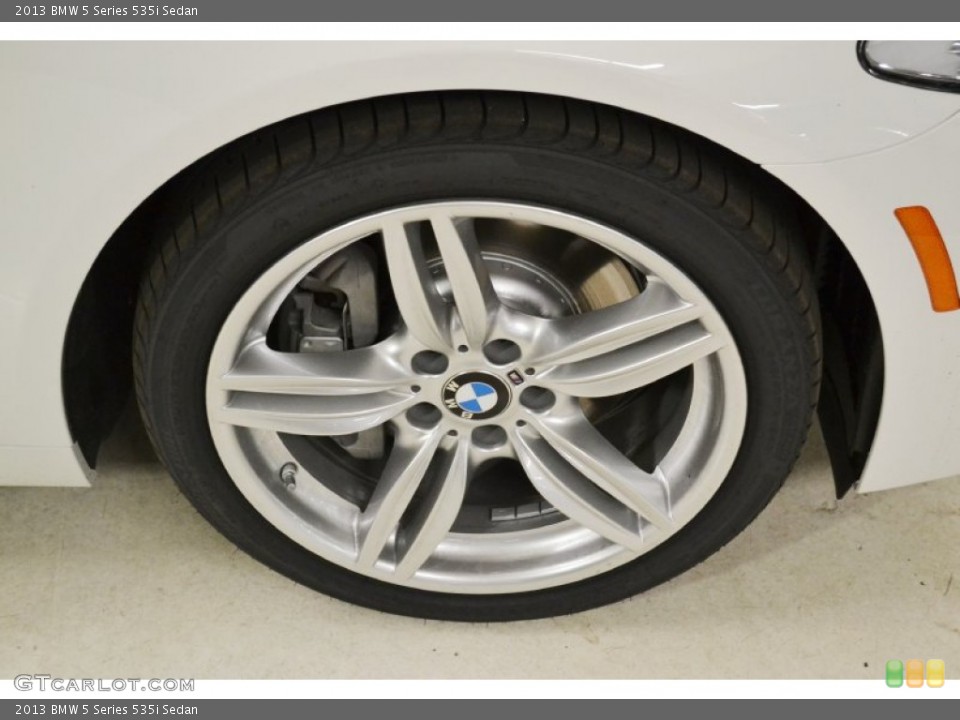 2013 BMW 5 Series 535i Sedan Wheel and Tire Photo #77243553