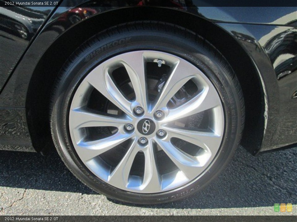 2012 Hyundai Sonata SE 2.0T Wheel and Tire Photo #77244432