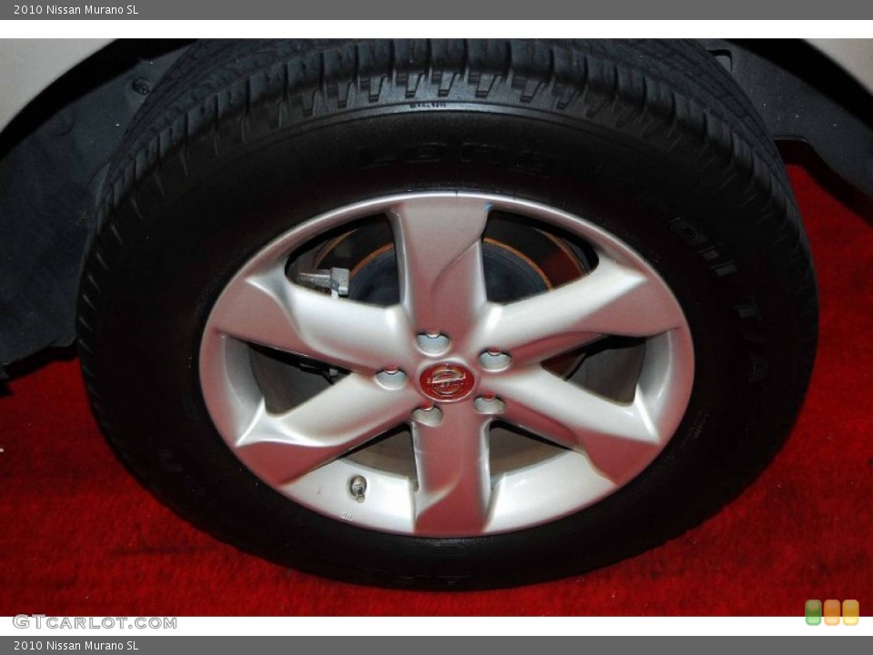 2010 Nissan Murano SL Wheel and Tire Photo #77249590