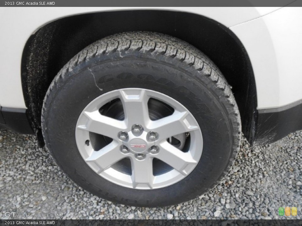 2013 GMC Acadia SLE AWD Wheel and Tire Photo #77250233