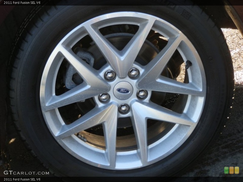 2011 Ford Fusion SEL V6 Wheel and Tire Photo #77254967