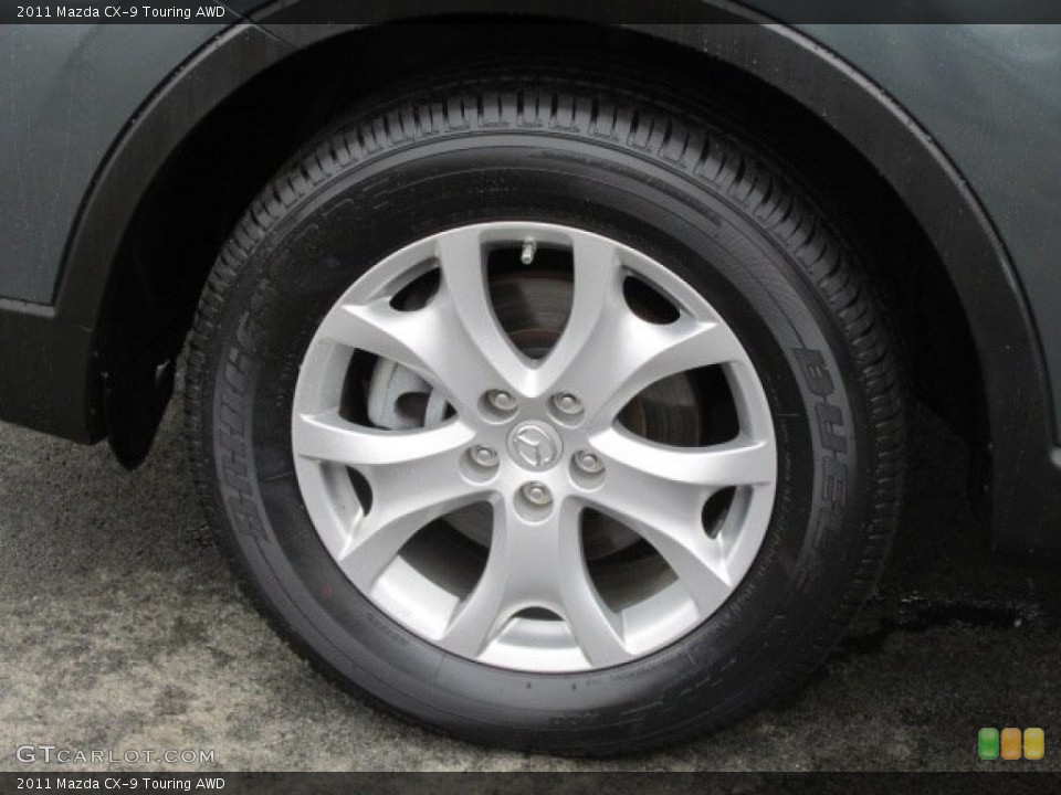 2011 Mazda CX-9 Touring AWD Wheel and Tire Photo #77256110
