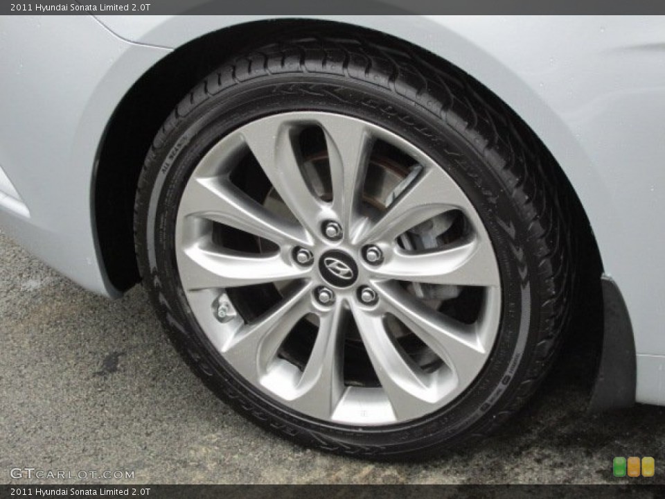 2011 Hyundai Sonata Limited 2.0T Wheel and Tire Photo #77256583