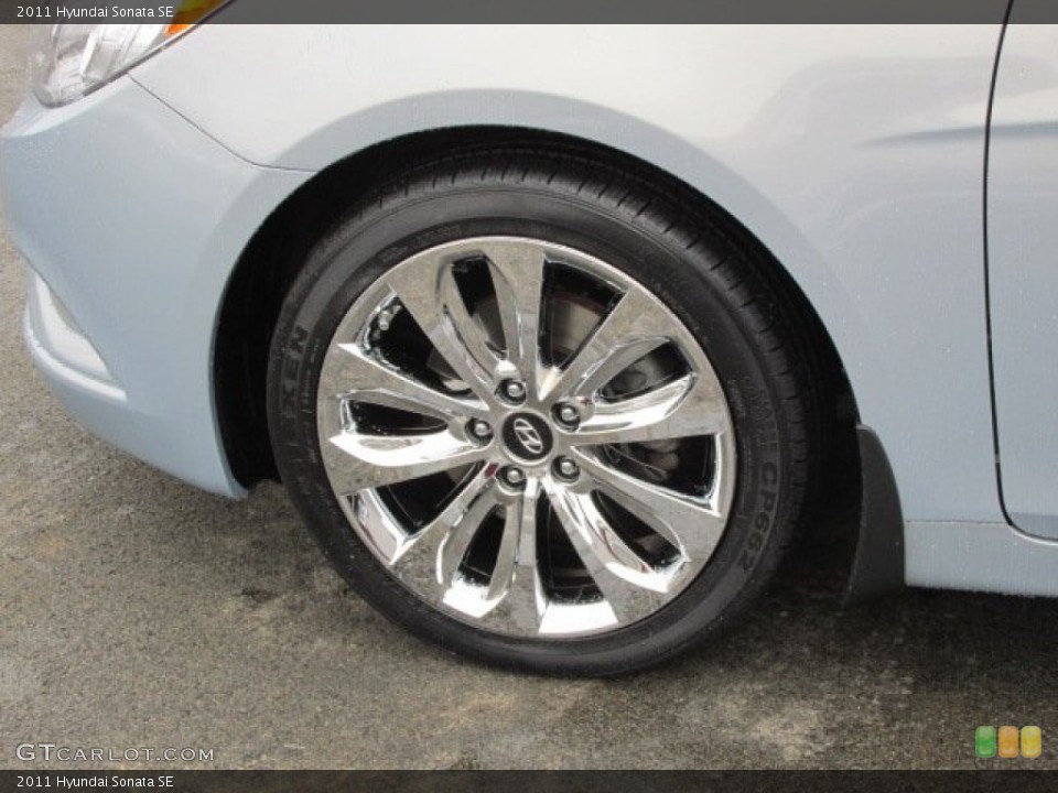 2011 Hyundai Sonata SE Wheel and Tire Photo #77257040