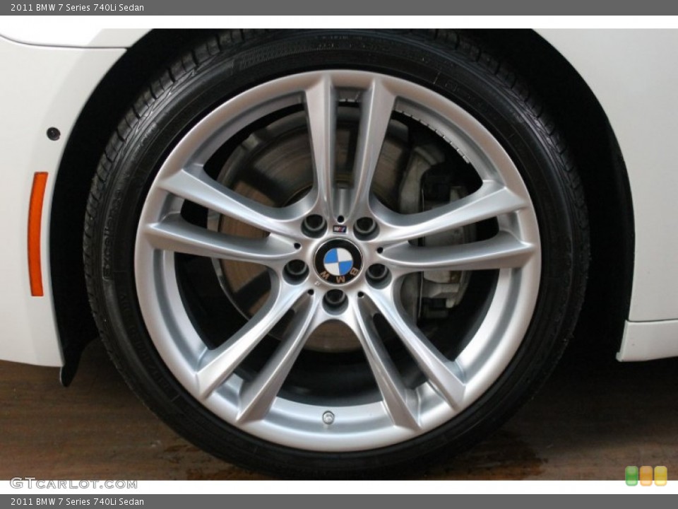 2011 BMW 7 Series 740Li Sedan Wheel and Tire Photo #77258564