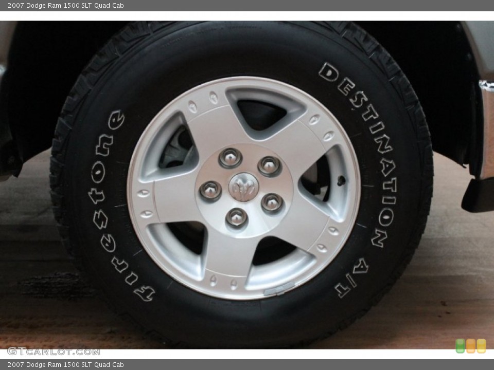 2007 Dodge Ram 1500 SLT Quad Cab Wheel and Tire Photo #77259848