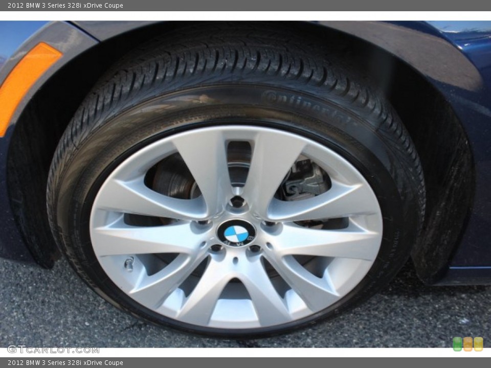 2012 BMW 3 Series 328i xDrive Coupe Wheel and Tire Photo #77260199