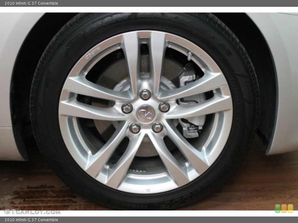 2010 Infiniti G 37 Convertible Wheel and Tire Photo #77260388