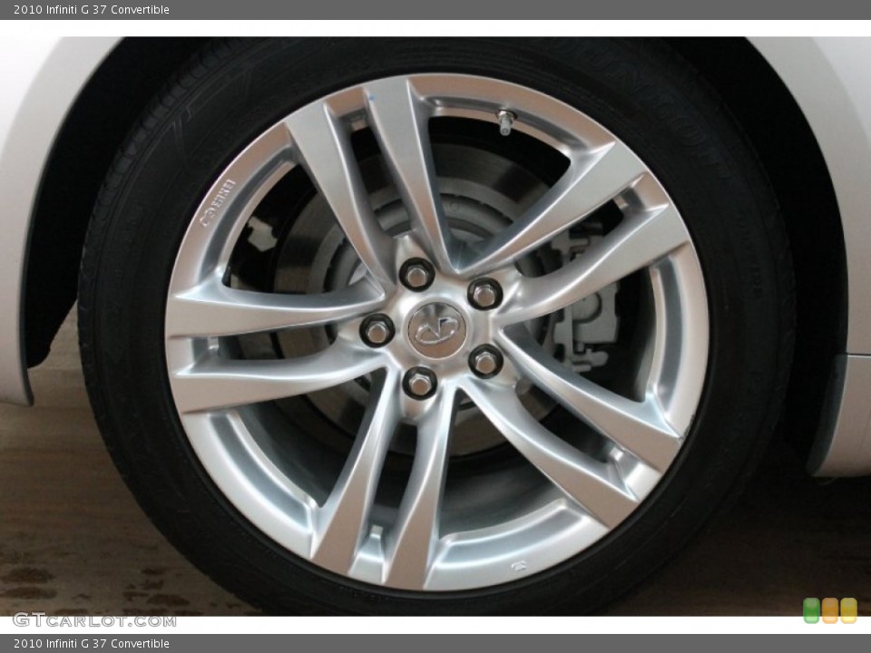 2010 Infiniti G 37 Convertible Wheel and Tire Photo #77260403